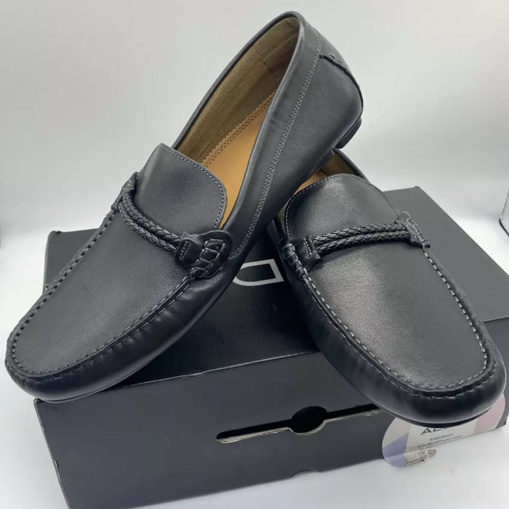 ALDO Men's Fildes Loafer, Black Size 10.5